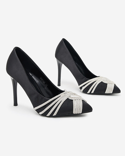 Royalfashion Женские туфли с кабриком из циркония