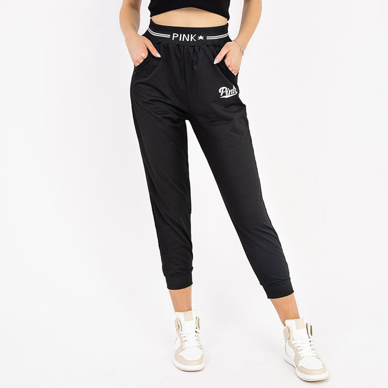 Sieviešu melnas sporta bikses - Apģērbs