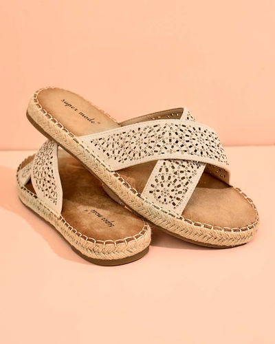 Royalfashion Sieviešu Tivona flip-flops ar plakanu zoli