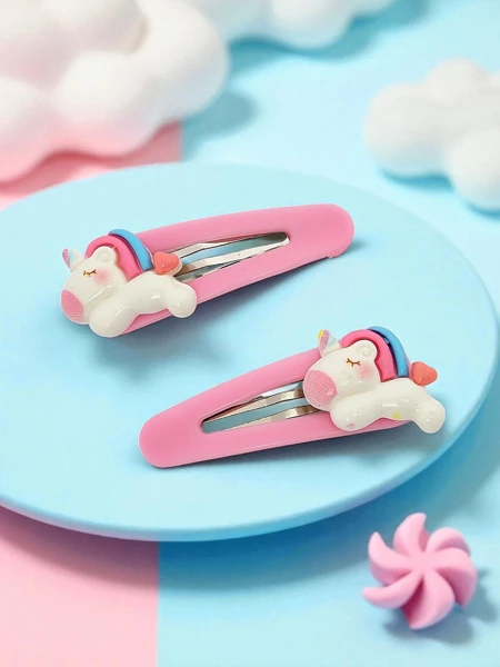 Яркие заколки для волос Angelicornia