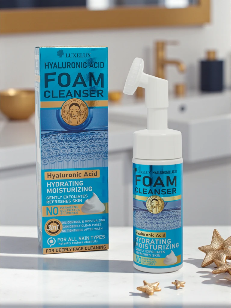 Aurelia Hyaluron Foam 150ml — Нежная Увлажняющая и Очищающая Пенка