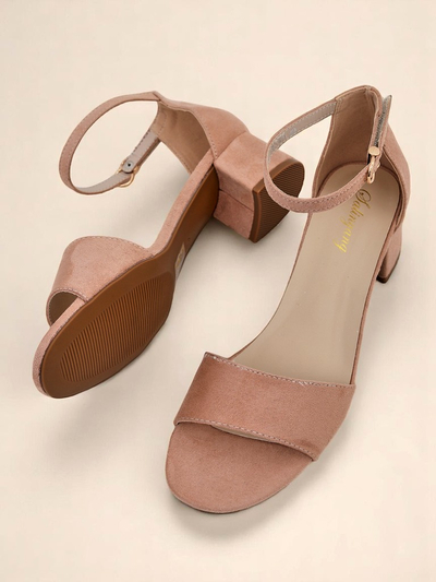 Royalfashion Women's Low Heel Sandals SoftHeels