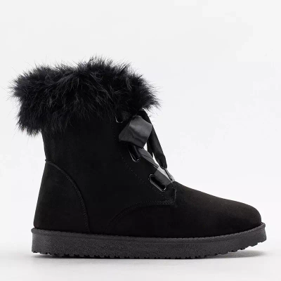 Женские зимние ботинки OUTLET Black от Ritalo - Обувь