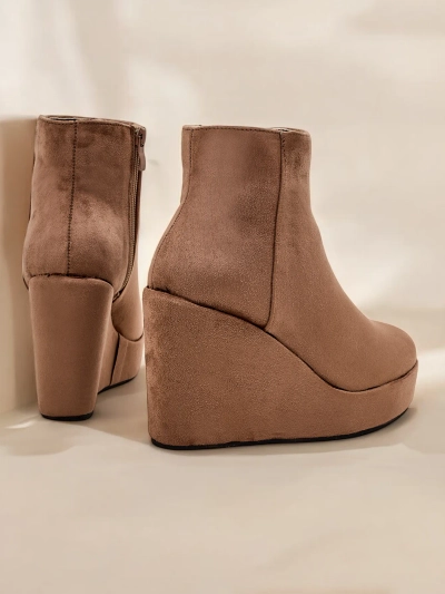 Женские ботильоны с танкеткой Royalfashion Sieffa