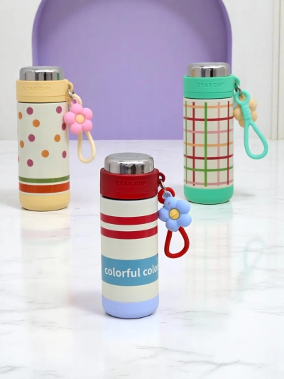 Royalfashion Thermal Mug Thermos with Tag Keep Young