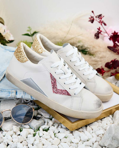 Royalfashion Women's sporty sneakers with embellishments Ginn