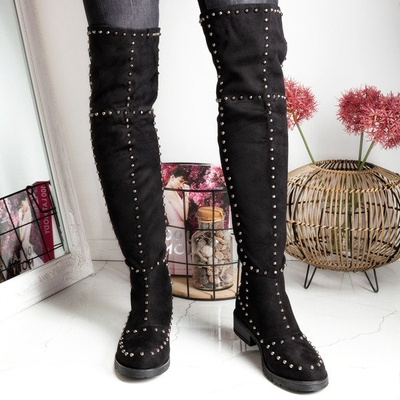 Flat boots with Magus studs - Footwear