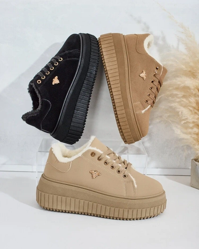 Royalfashion Warmed women's sneakers with fur Noxu