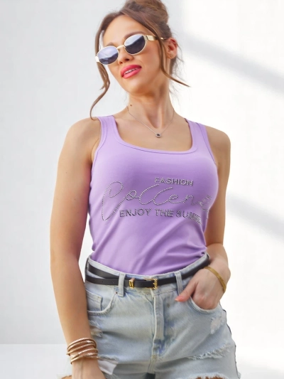 Royalfashion Women's cotton tank top with straps Enjoy The Summer