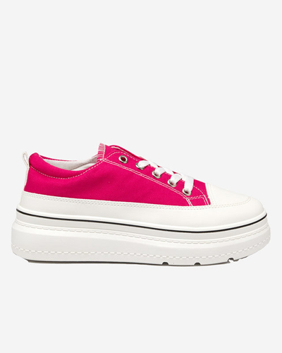 Fuchsia women's sneakers on the platform Veritar - Footwear