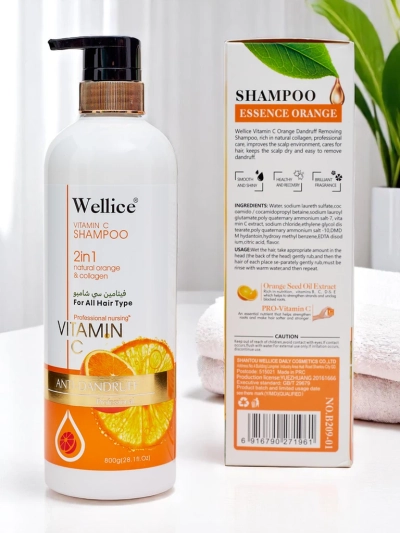 2-in-1 šampūns ar C vitamīnu un kolagēnu