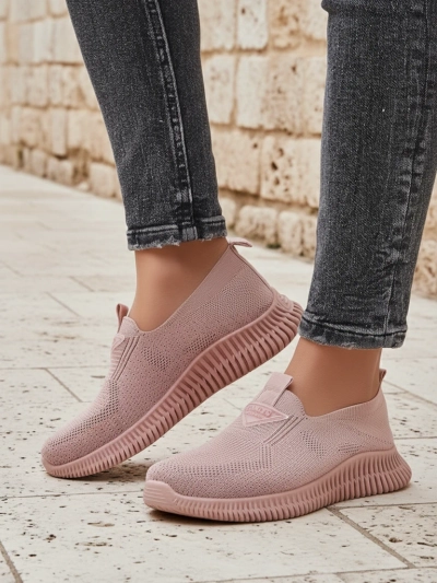 Royalfashion Women's Fabric Sport Slip-on Shoes Serra