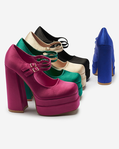 Fuchsia women's high stiletto pumps Elika - Footwear