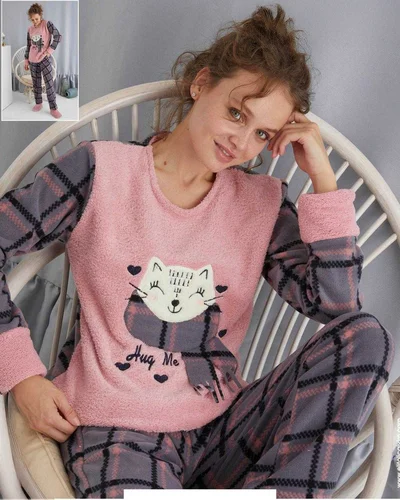 Пижамы с клетчатым узором Royalfashion для женщин