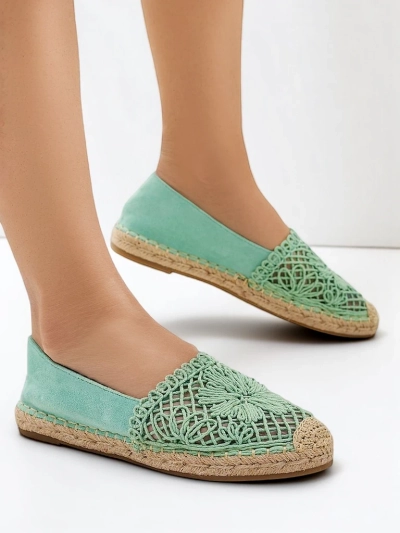 Royalfashion Sieviešu caurspīdīgās espadrilles Verela
