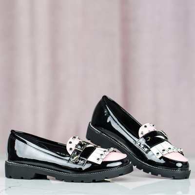 Black moccasins with Gwadalaha ornaments - Footwear