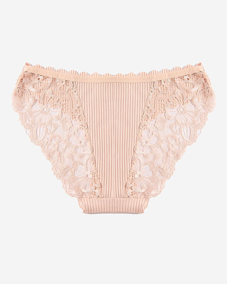 Royalfashion Бежевые женские трусики