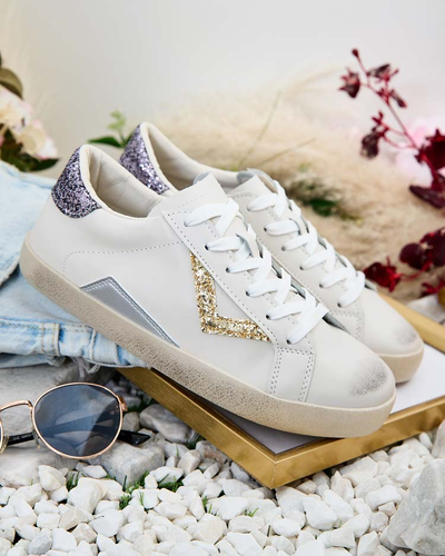 Royalfashion Women's sporty sneakers with embellishments Ginn