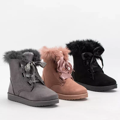 Женские зимние ботинки OUTLET Black от Ritalo - Обувь