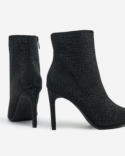 Royalfashion Sieviešu zābaki Lekirisa Zirconia Stiletto Boots