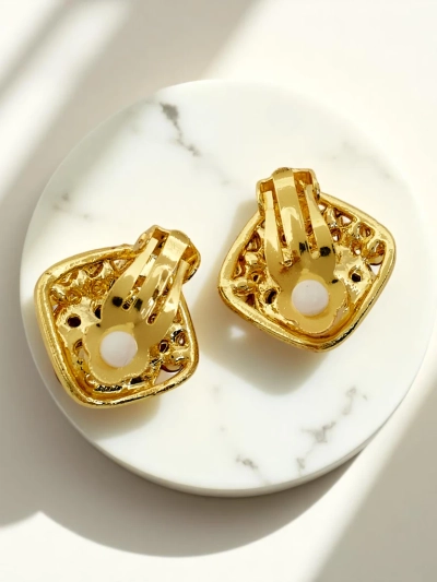 Royalfashion Sieviešu auskari ar kristāliem un kubiskā cirkonija klipšiem