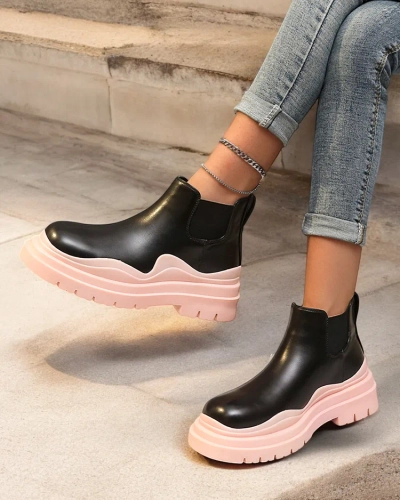 Royalfashion Women's slip-on boots Derri