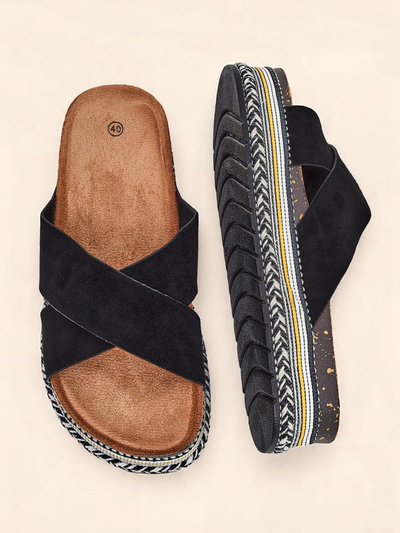 Royalfashion Ženski natikači s ploskim podplatom Solea Deco