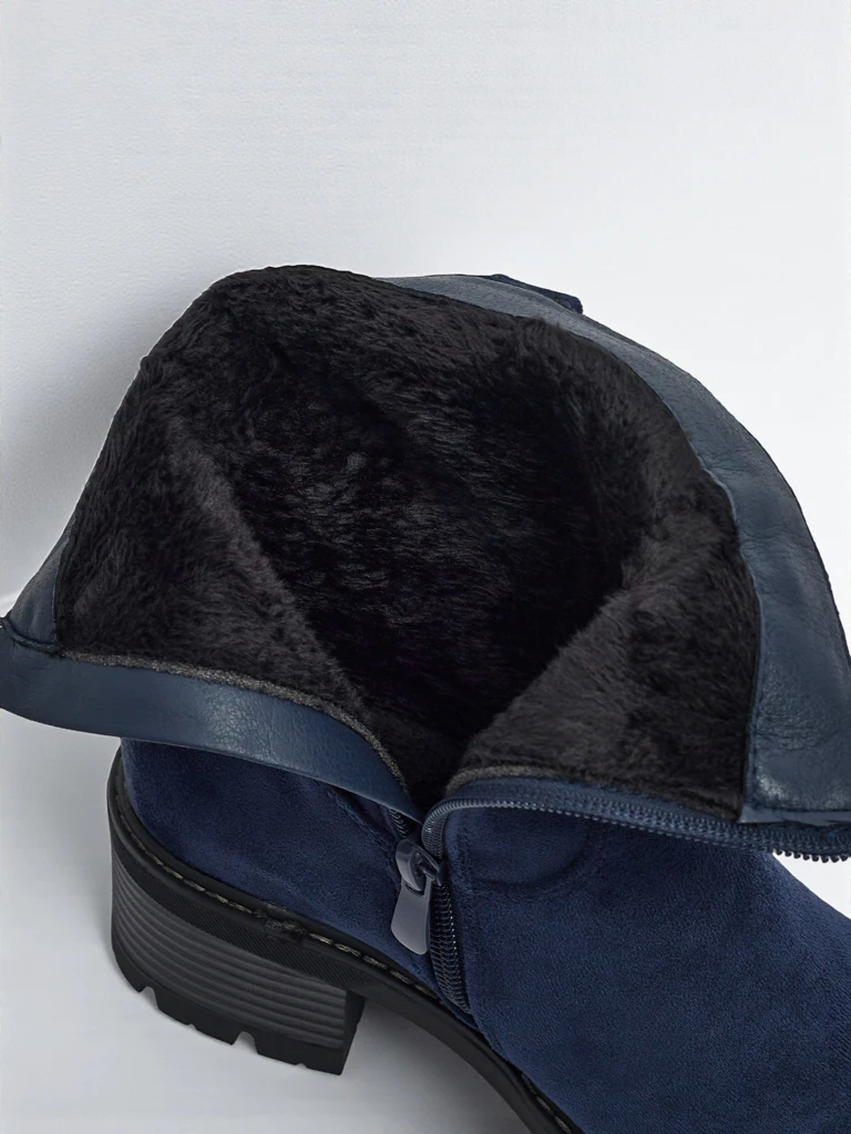 Wyższe botki kobiete eko zamszowe Carmine