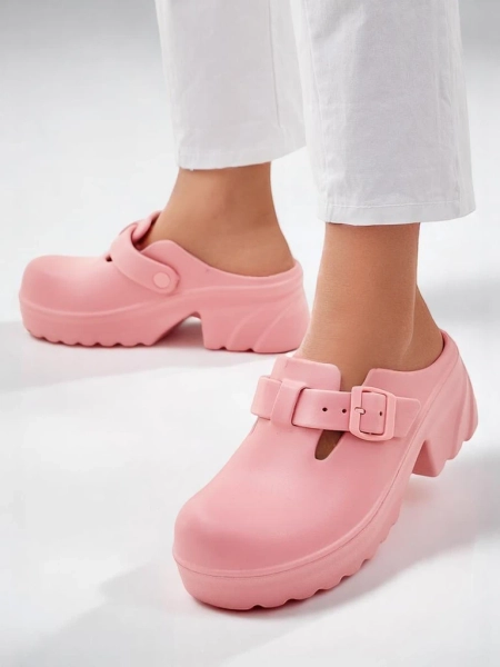 Royalfashion Sieviešu gumijas papēžu sandales Voxones