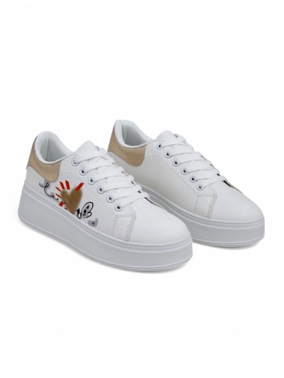 Royalfashion Women's platform sneakers with print Alcape
