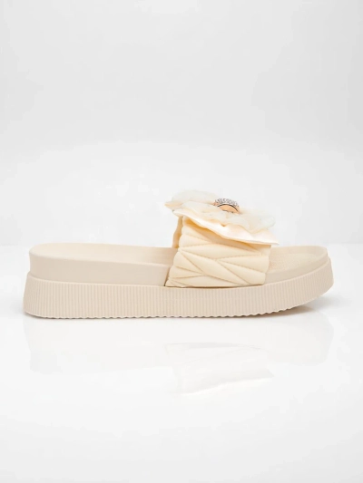 Royalfashion Women's Platform Flip-Flops with Bow Sento Pace