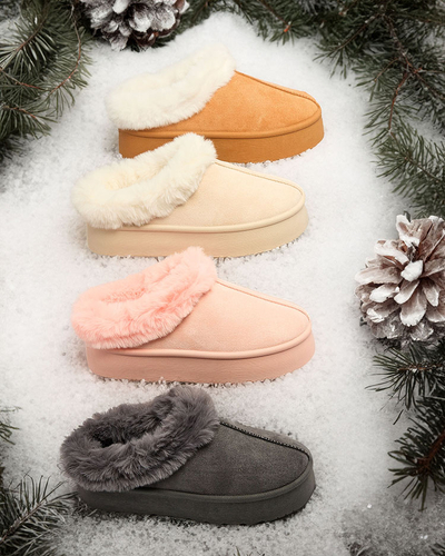 Royalfashion Sieviešu īsie zābaki a'la sniega zābaki Kapfiee