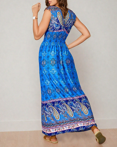 Royalfashion Women's print midi dress