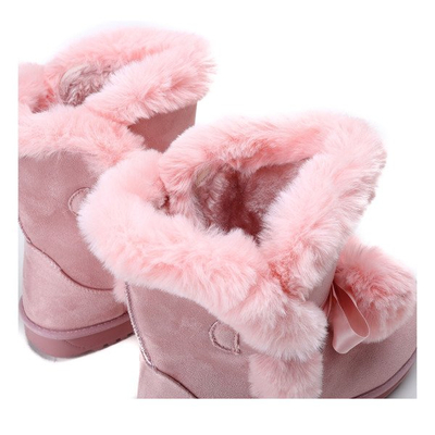 Pink Bobo snow boots with pompoms - Footwear