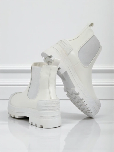 Amber Veil Platform Ankle Boots