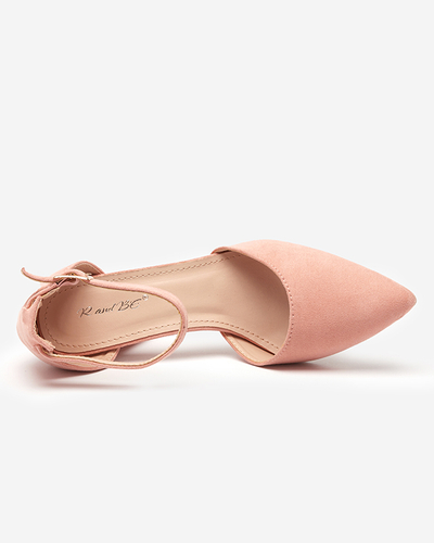 Pink women's sandals on the Kinotia post - Footwear