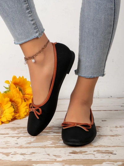 Royalfashion Женские балетки с блестками и бантом Aramie