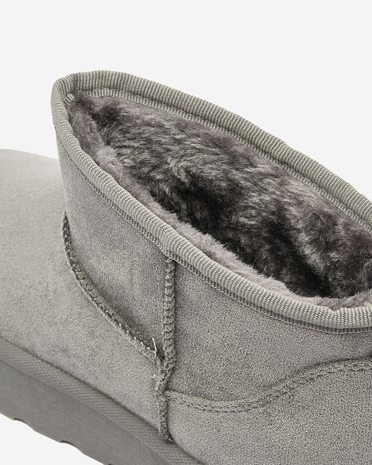 Royalfashion Grey women's platform snow boots Ersinella