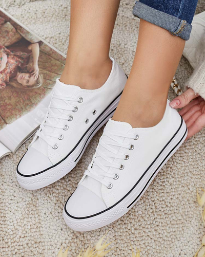 Royalfashion Women's Classic Lace-up Sneakers Ogisea