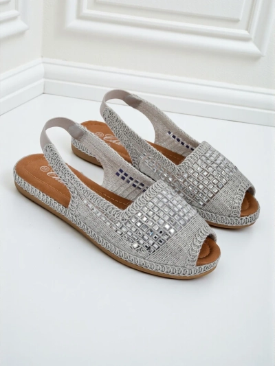 Royalfashion Sandalias Espadrilles de Mujer Belle Sparkle
