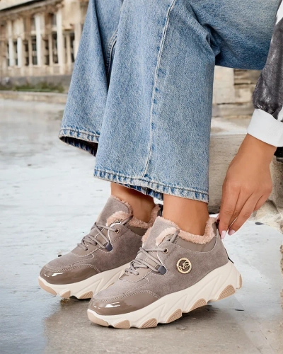 Royalfashion Женские утепленные кроссовки Caroz