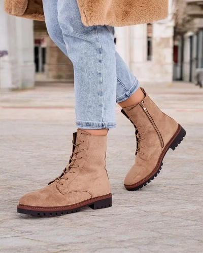 Royalfashion Women's lace-up ankle boots Gosop