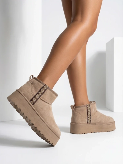 Royalfashion Short boots women's snow boots style Haluzi