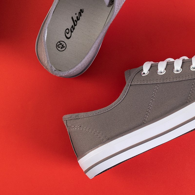 Lucas gray men's sneakers - Footwear