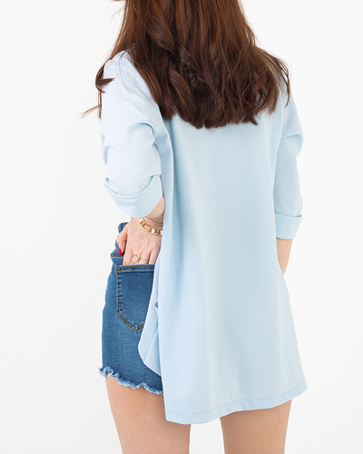 Blue women's unbuttoned bedspread - Clothing