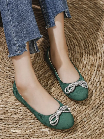 Royalfashion Sieviešu balerīnas ar loku Ofelna