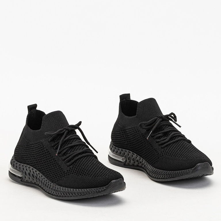 Black Polermo women's sports shoes - Footwear