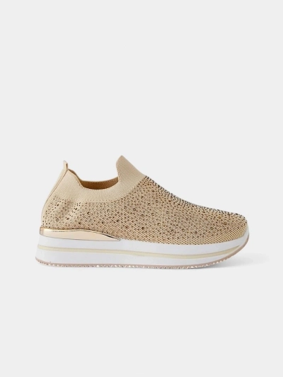 Royalfashion Women's slip-on fabric sports shoes Terrifa