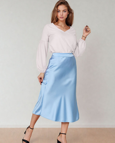 Royalfashion Sieviešu midi svārki a'la satīns