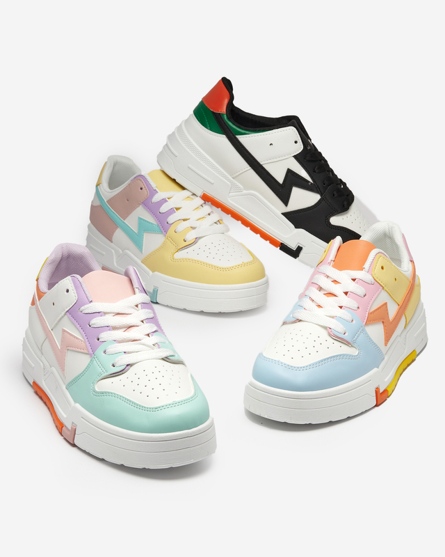 Dzelteni rozā sieviešu sporta apavi Tremsi kedas - Apavi